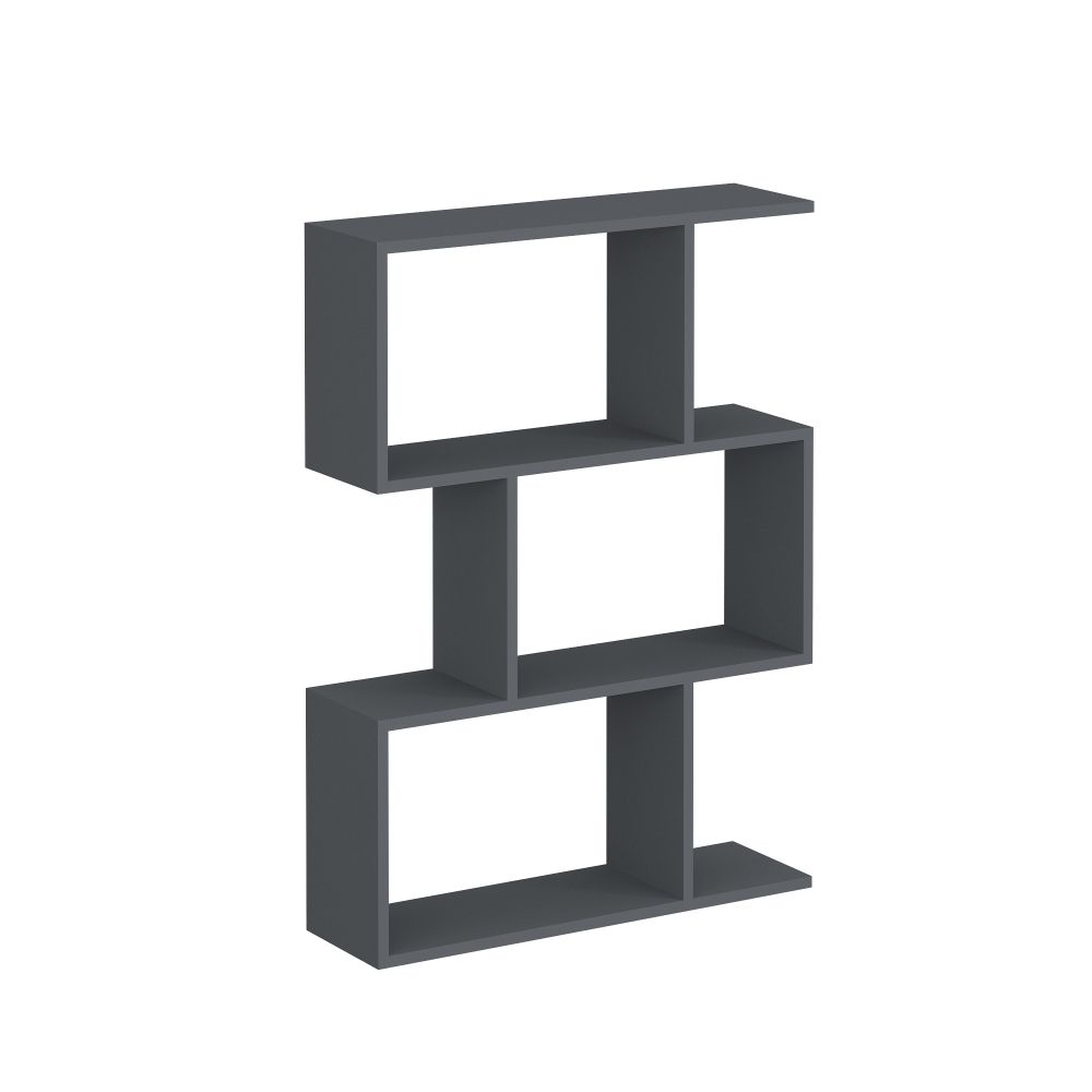 Стеллаж открытый мини Дублин (графит), МФ 1+1, г. Уфа
