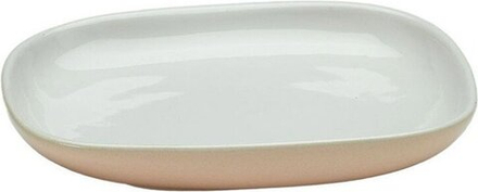 Блюдце для эспрессо Alessi Ovale, каменная керамика, овальное, 11 13 см