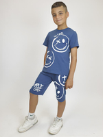 01-123-5 Комплект фуфайка+шорты для мальчика Luneva