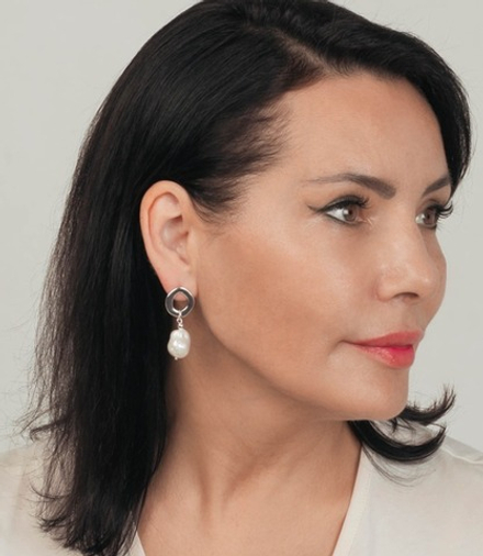 Серьги Fiore Luna PEARL ACE22410-02