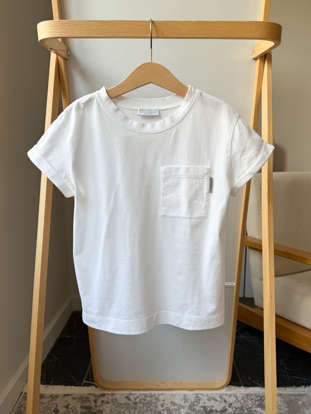 Хлопковая футболка Brunello Cucinelli, 128