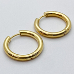 Швензы-кольца с позолотой, размер 21*3 мм, цена за пару