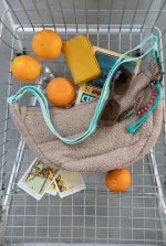 Сумка Aika Bags Долька Мини из барашков халва с мятой