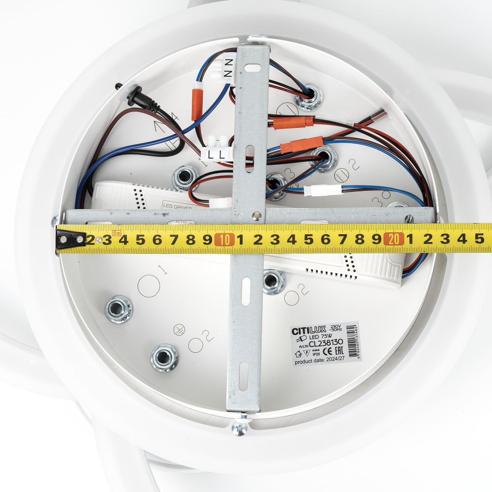 Citilux Тринити CL238130 Люстра светодиодная с пультом