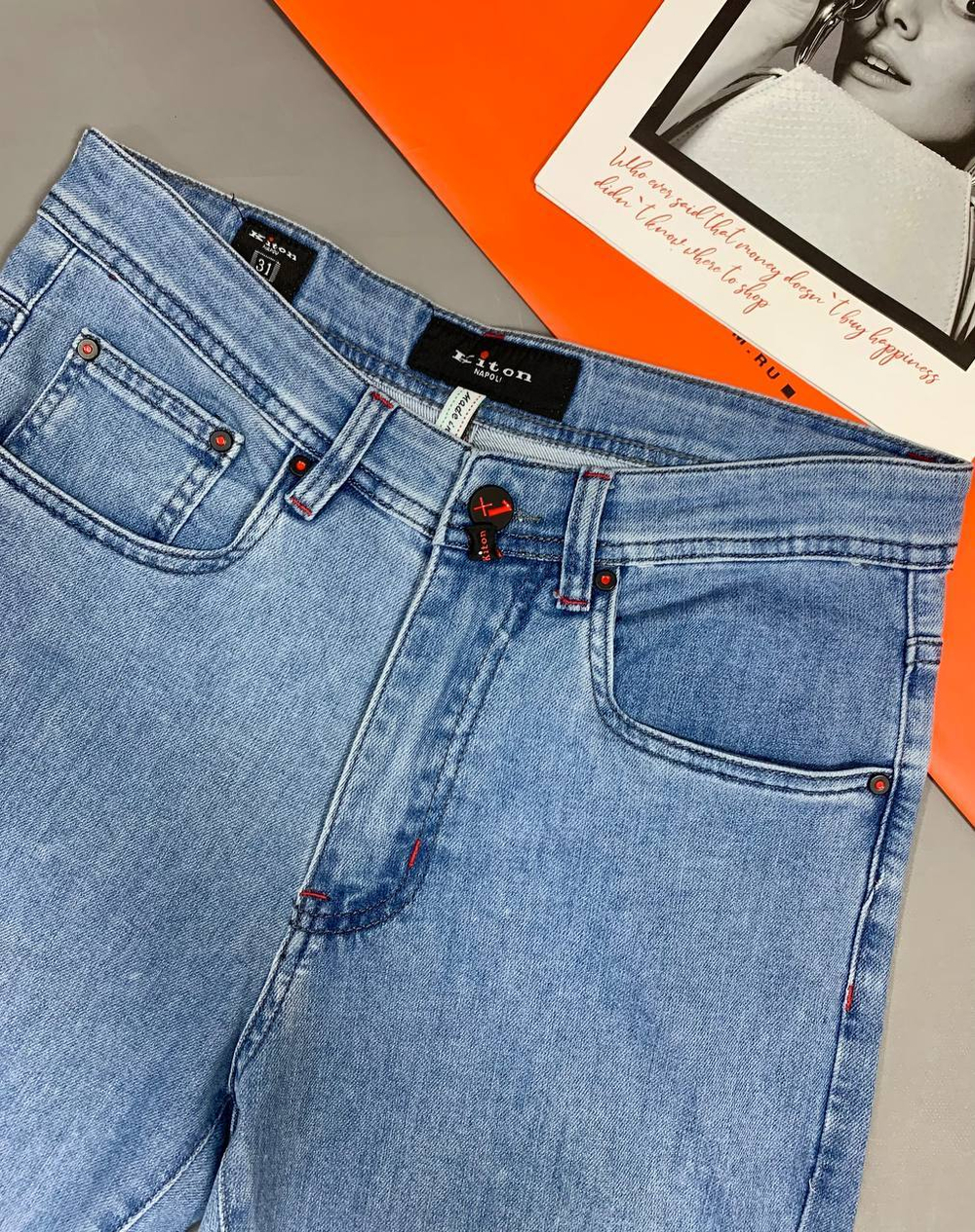 Джинсы Kiton, арт. 485783456