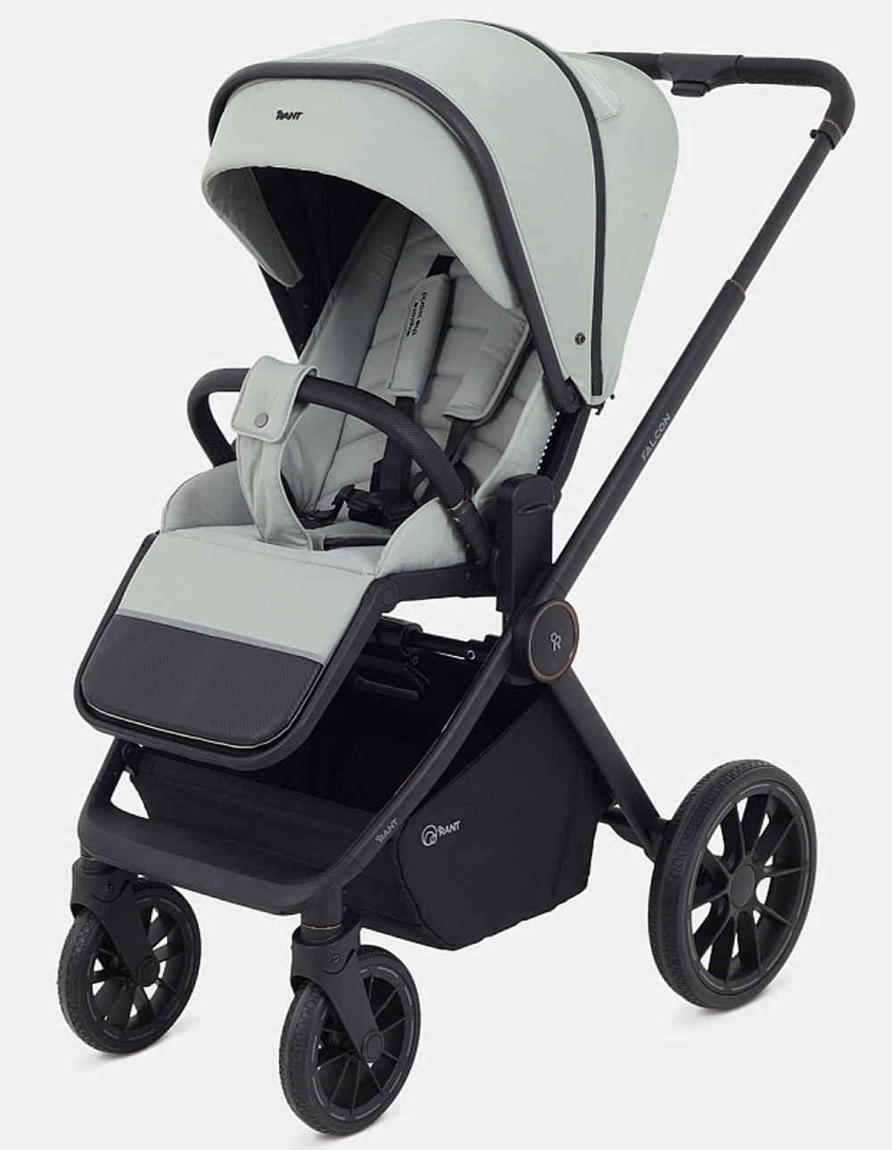Детская коляска Rant Falcon Neo 3 в 1 с автокреслом Cruise Black Sage