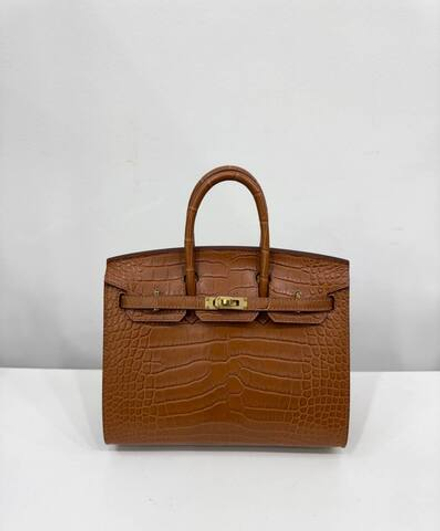 Сумка Hermes из кожи крокодила 20 см