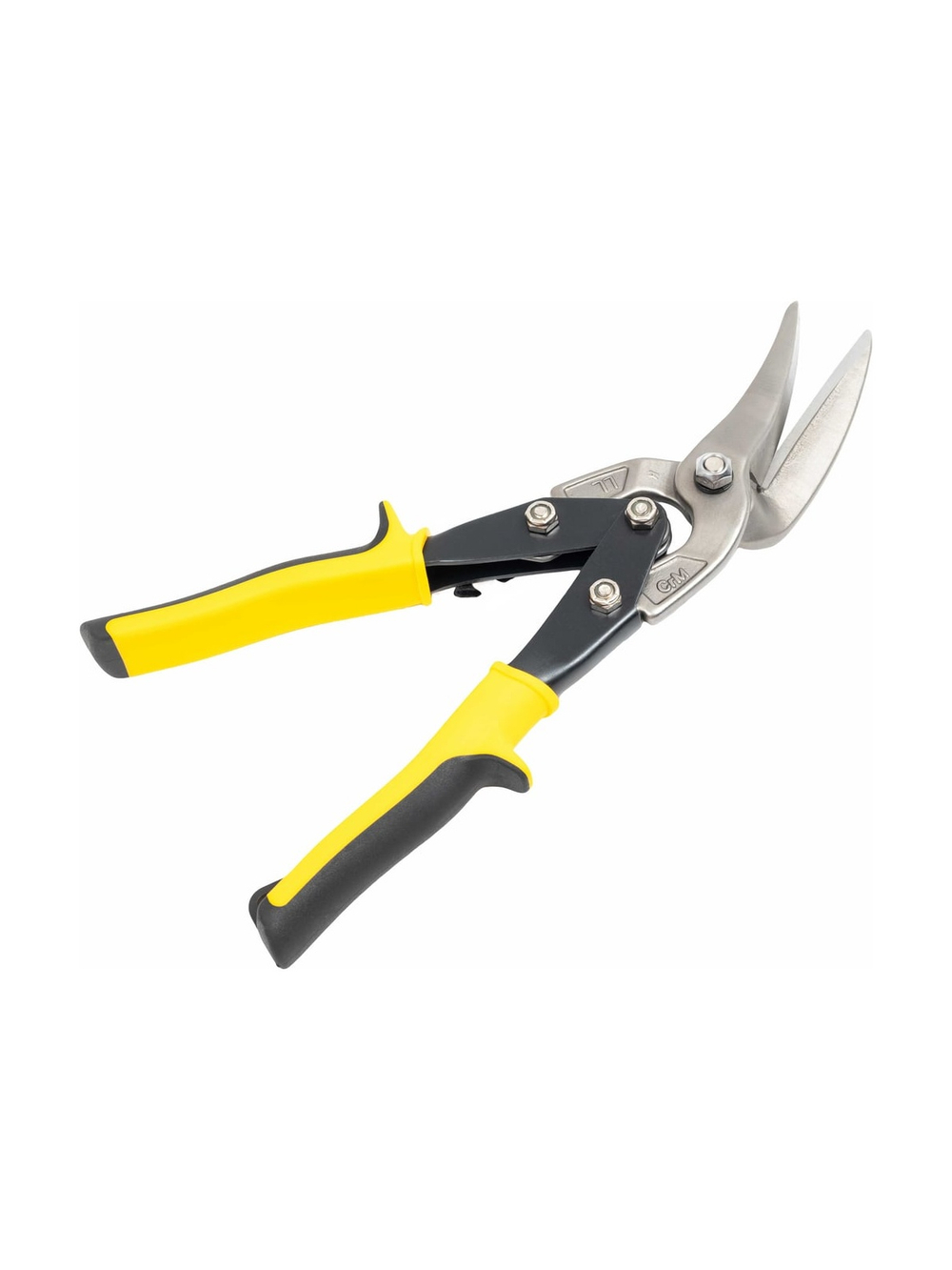 Ножницы по металлу Inforce 270мм, прямой и левый проходной рез, сталь СrMo, двухкомпонентные рукоятки 06-18-55