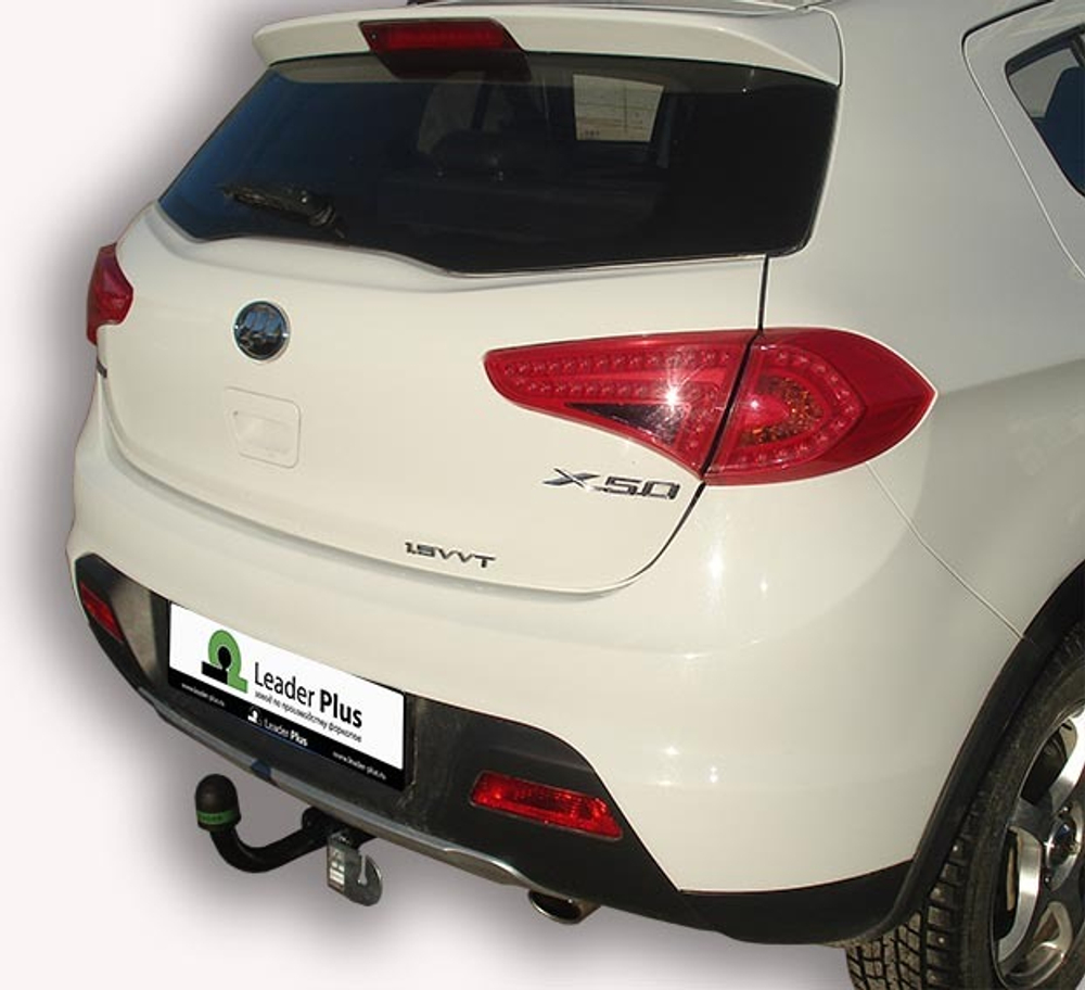 Фаркоп(прицепное) Лидер-Плюс для LIFAN X 50 2015-...(паспорт и сертификат в комплекте)(без электрики)L302-A