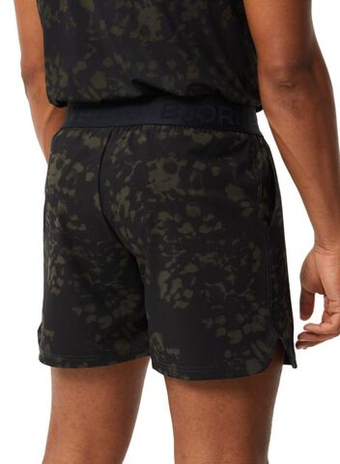 Мужские теннисные шорты Björn Borg Shorts Print - черный