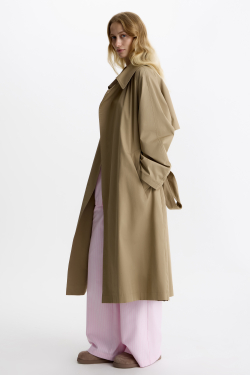 Тренч «Наполеон» хлопковый удлиненный