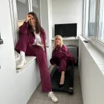 Брюки Смерч вельветовые #6 бордовые