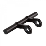 Стойка для увеличения места на руле для электросамокатов велосипедов черная