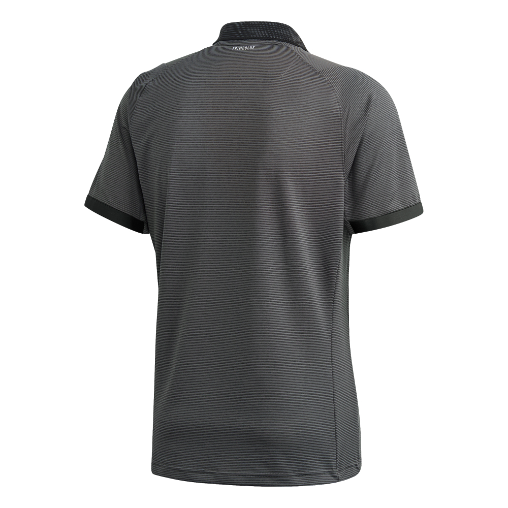 Мужское поло теннисное Adidas M Freelift Polo Primeblue - grey six/true orange