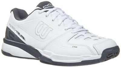 Мужские кроссовки теннисные Wilson Rush Comp LTR - white/white/ebony