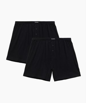 Трусы (2 шт) мужские семейные Atlantic 2BMB-003, черные