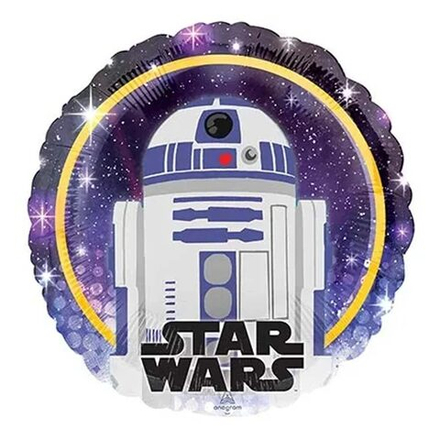 Шар 45см Звездные Войны Дроид R2D2