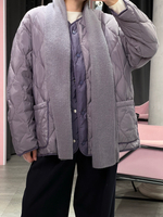 Бомбер Лоран сиреневый