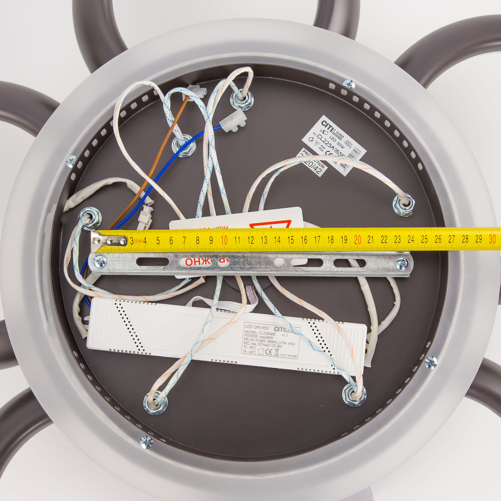 Citilux Паркер Смарт CL225A190E RGB Умная люстра Белая