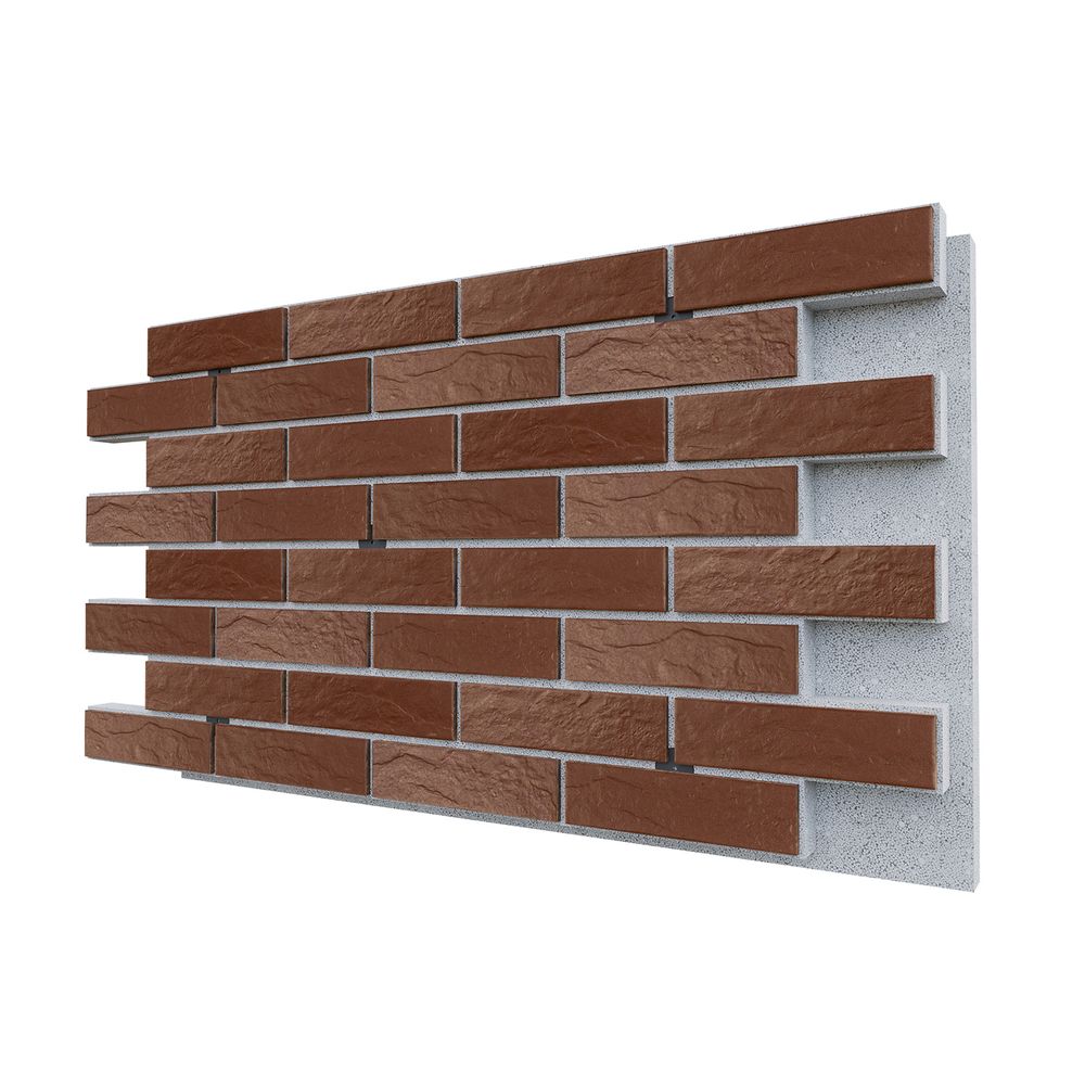 Негорючая термопанель ППС PRO Cerrad Country Burgund Rustiko 0,612 м², 1020x600 мм