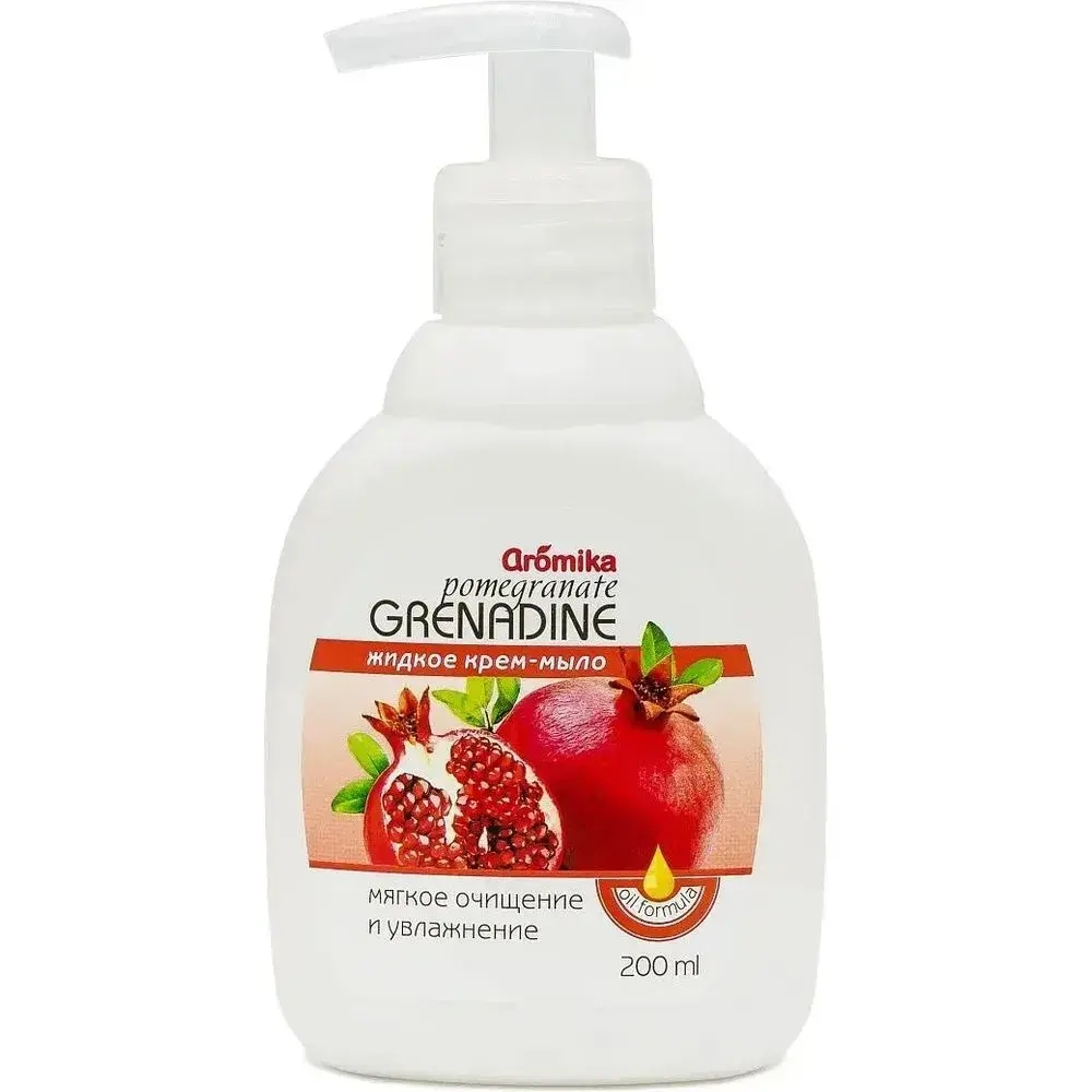 Крем- мыло 200мл дозат. Гранатовый Гренадин ANTIBAC