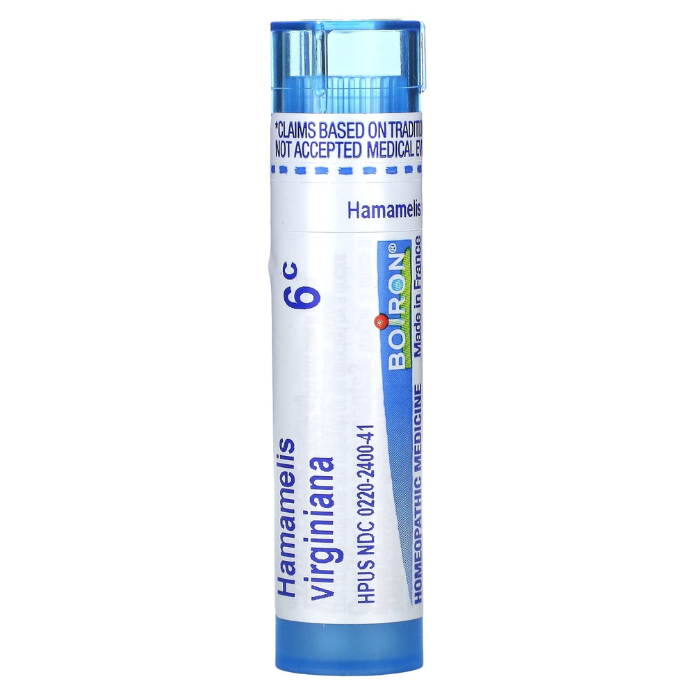 Boiron, Гамамелис виргинский, 6C, средство от геморроя, около 80 гранул