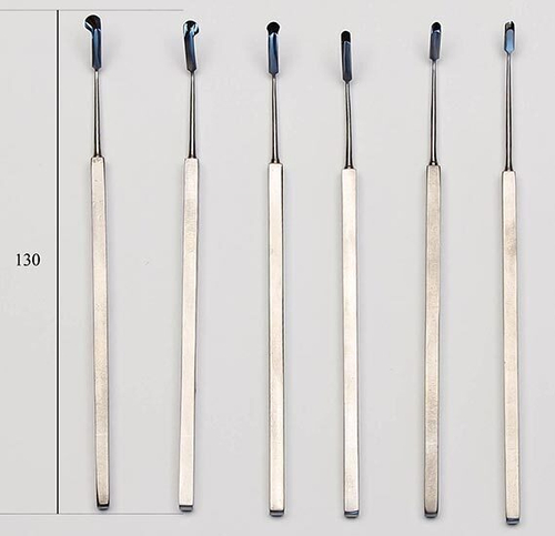 НОЖ ДЛЯ РАССЛАИВАНИЯ РОГОВИЦЫ ГЛАЗНОЙ В СЛЕДУЮЩИХ ИСПОЛНЕНИЯХ: МАЛЫЙ, СРЕДНИЙ, БОЛЬШОЙ, КРУГЛЫЙ, ПРАВЫЙ, ЛЕВЫЙ