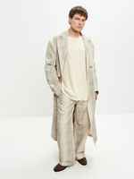 Тренчкот SAVE со змеиным принтом