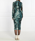 Платье Eviba_AOP BOSS BLACK - зеленый(50510257)