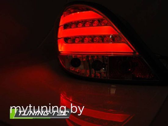 Задние фонари для Peugeot 207 (06-09) LED темные