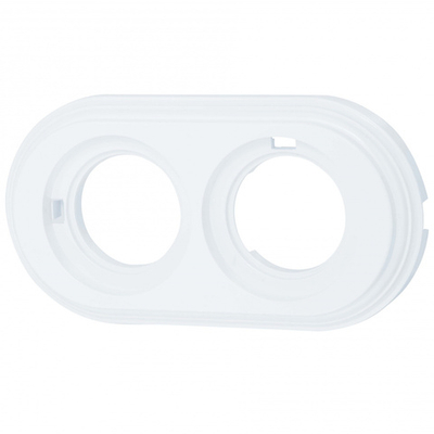 Рамка 2-х постовая, пластик, цвет Белый BF1-620-21