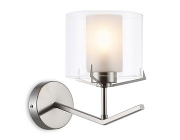 Настенный светильник 1*Е14 LH57004 SN/FR никель/белый матовый High Light Modern Ambrella
