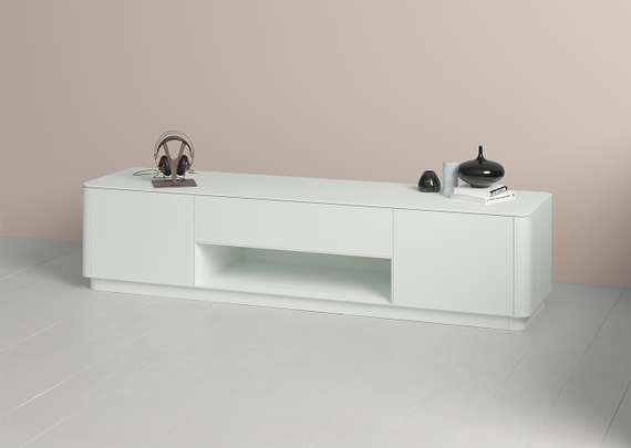 Тумба Tammi под ТВ ширина 200 см (белый)