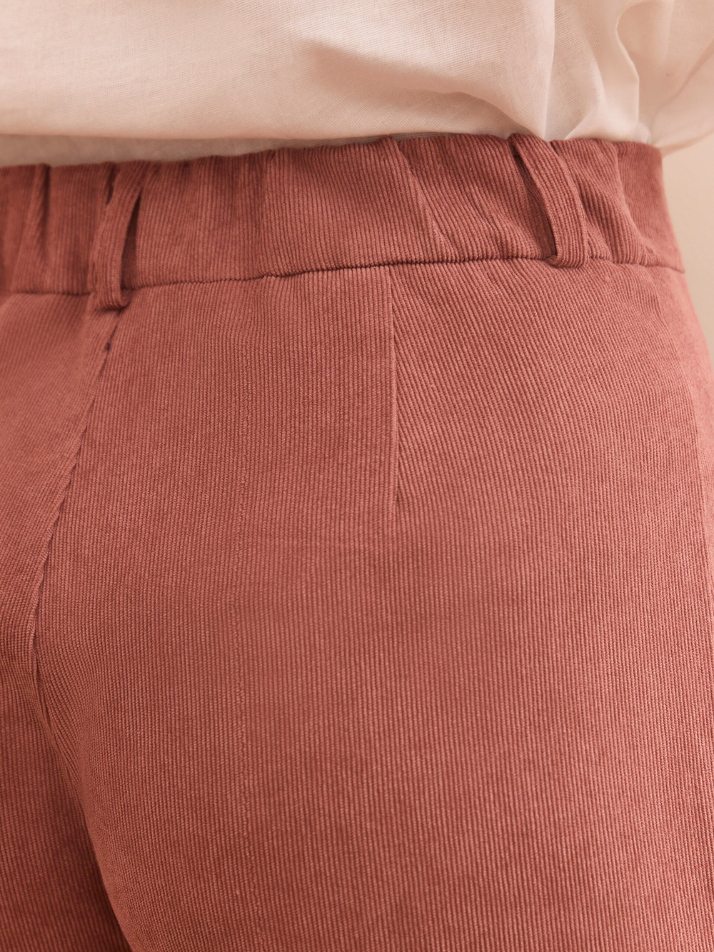 Брюки палаццо вельветовые