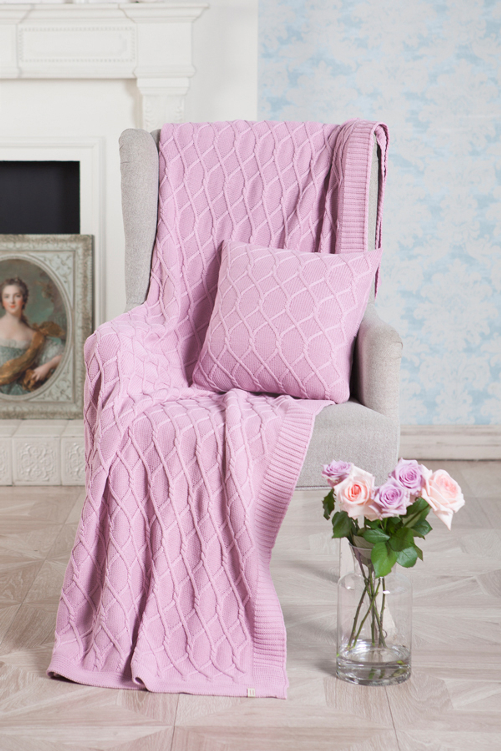 Плед 150х200 Luxberry Lux 34 французский розовый Португалия