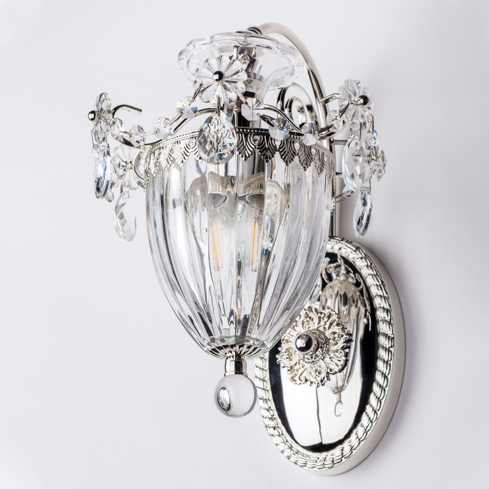 790614 Бра SCHON 1x60W E14 Серебро