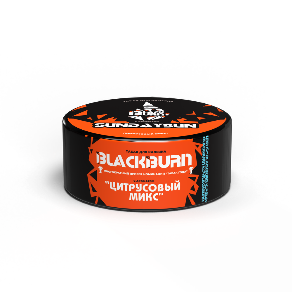 М. Табак для кальяна BlackBurn Sundaysun (Цитрусовый микс), 25г.
