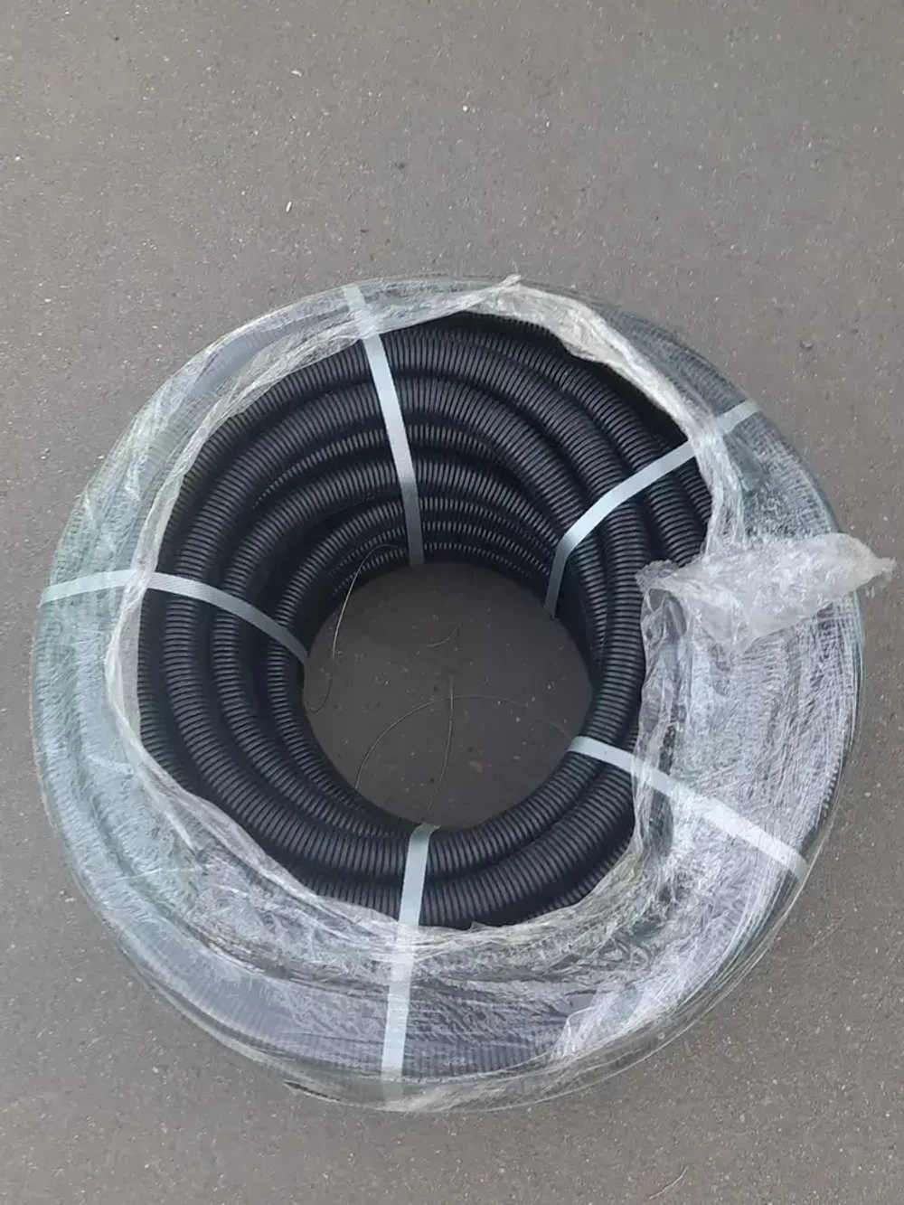 Труба гофрированная ПНД с протяжкой 32мм, 5метров