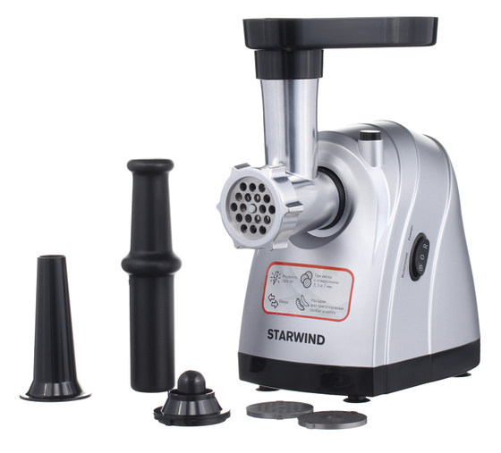 Мясорубка Starwind SMG-4485 серебристый