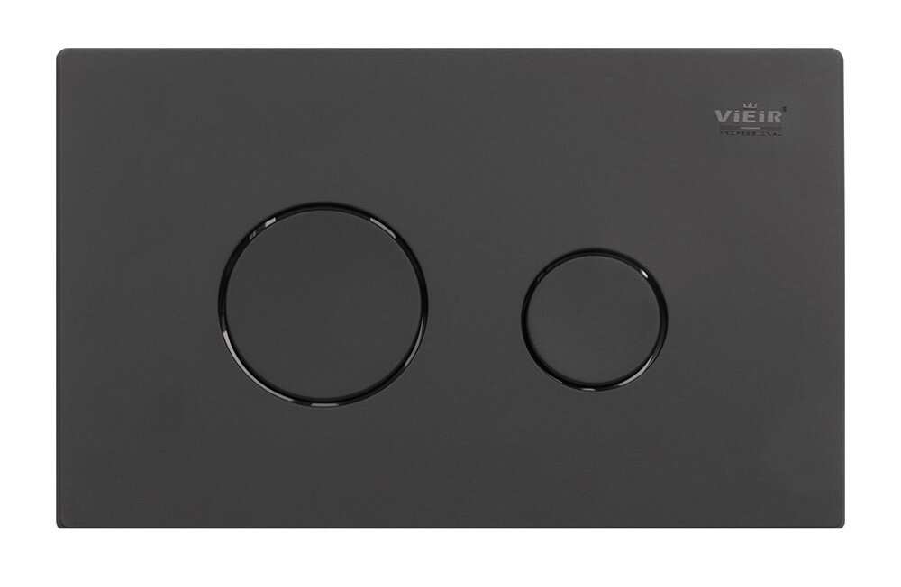 Кнопка для инсталляции с КРУГ. клав. (ЧЕРНАЯ, инс. 60)  ViEiR  (20/1шт)