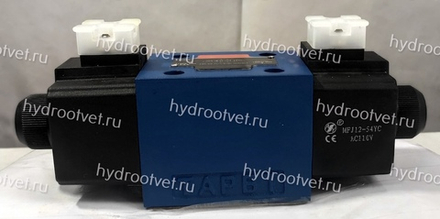 4WE10E31/CW110-50N9K4 - Гидрораспределитель золотниковый Ду 10 с электроуправлением W110, схема E (44), возврат - пружинный