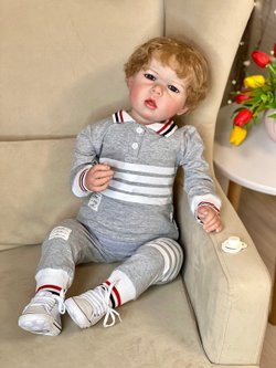 Кукла Реборн мягконабивная 70см в пакете (FA-347)