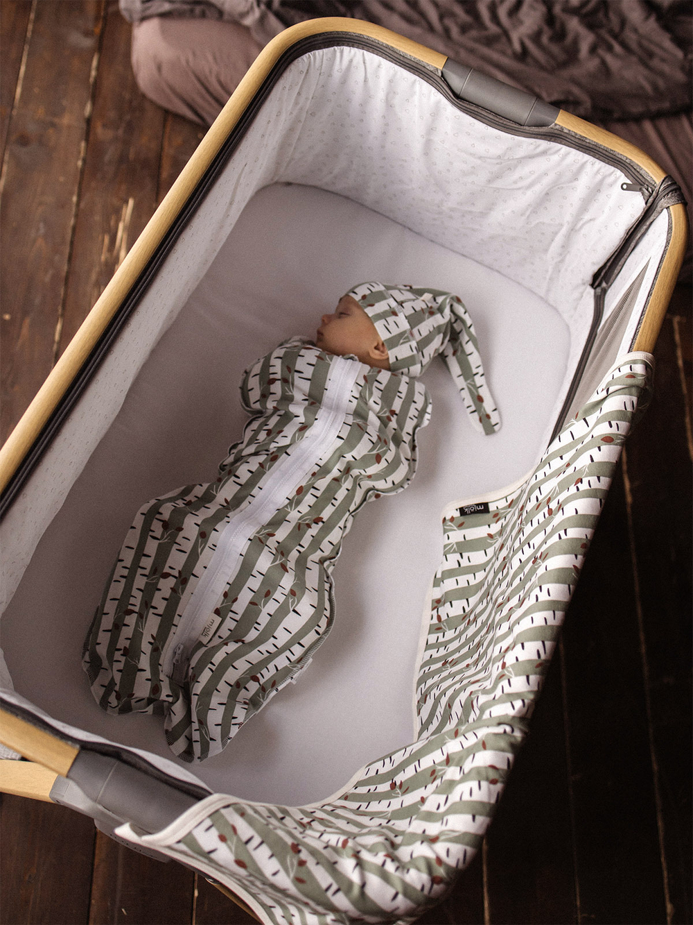 Пелёнка-кокон Mjölk Birch Trees