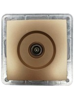 Розетка ТВ конечная Profitec Tesla шампань