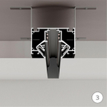 Шинопровод магнитный в натяжной потолок Arte Lamp LINEA-ACCESSORIES A474306 3м