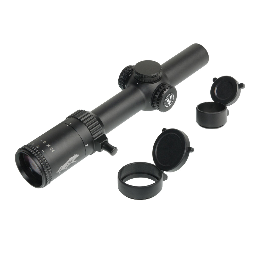 Прицел Veber Wolf 1-6х24 GB FD07 Загонник
