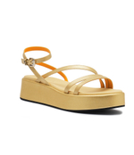 Кожаные босоножки Tommy Hilfiger - золотой(FW0FW07729)