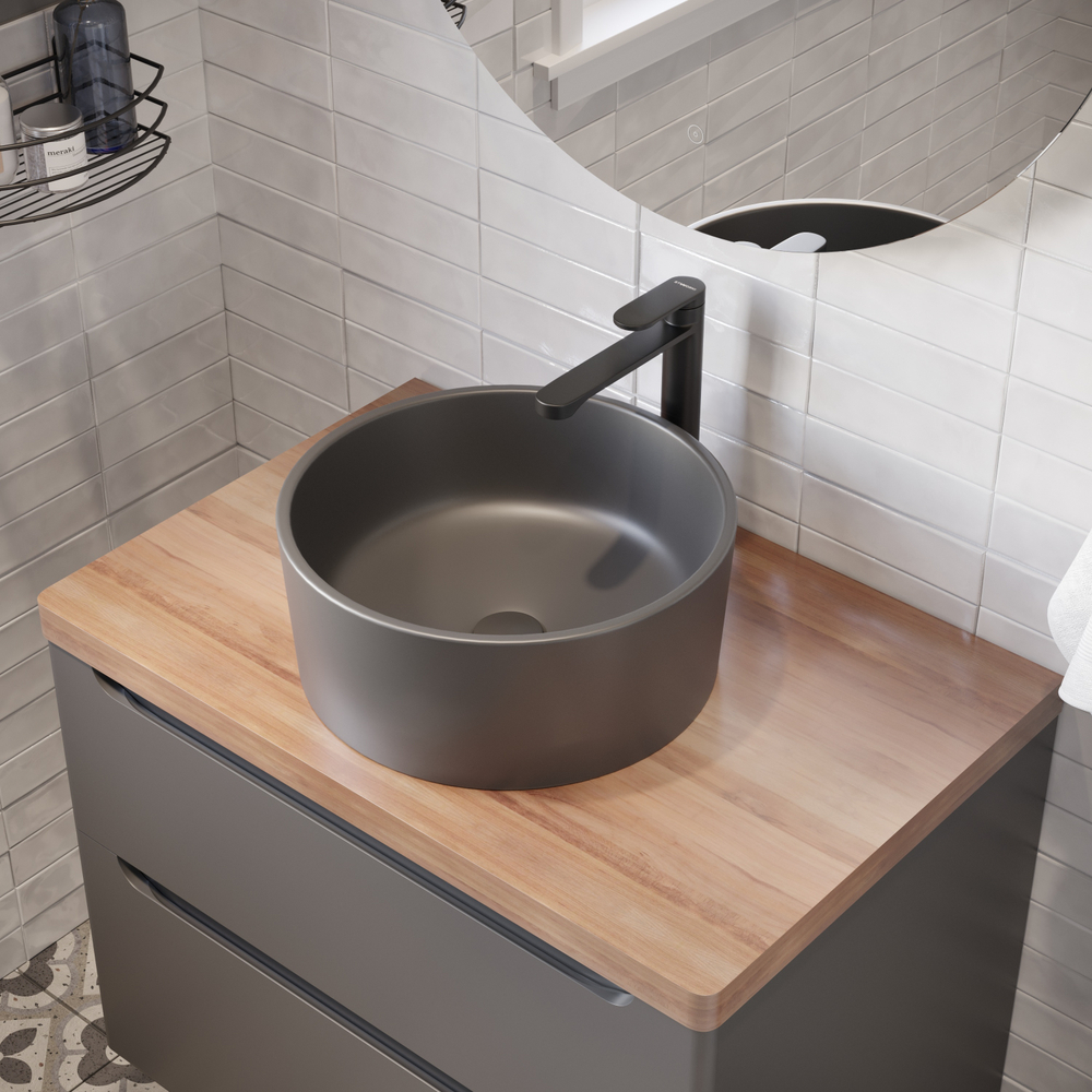 Смеситель для раковины STWORKI Ноттвиль S34020BK черный