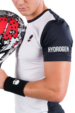Теннисная футболка Hydrogen Padel Team Tech Tee Man - black/white