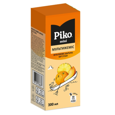 Сок натуральный Piko Мультифрук 0,2 мл